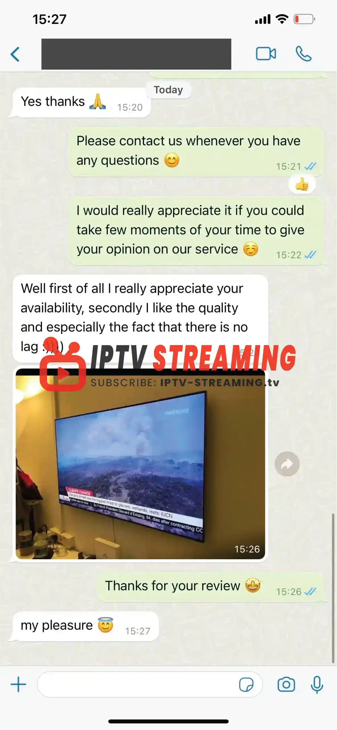 IPTV STREAMING WhatsApp REVIEW 7