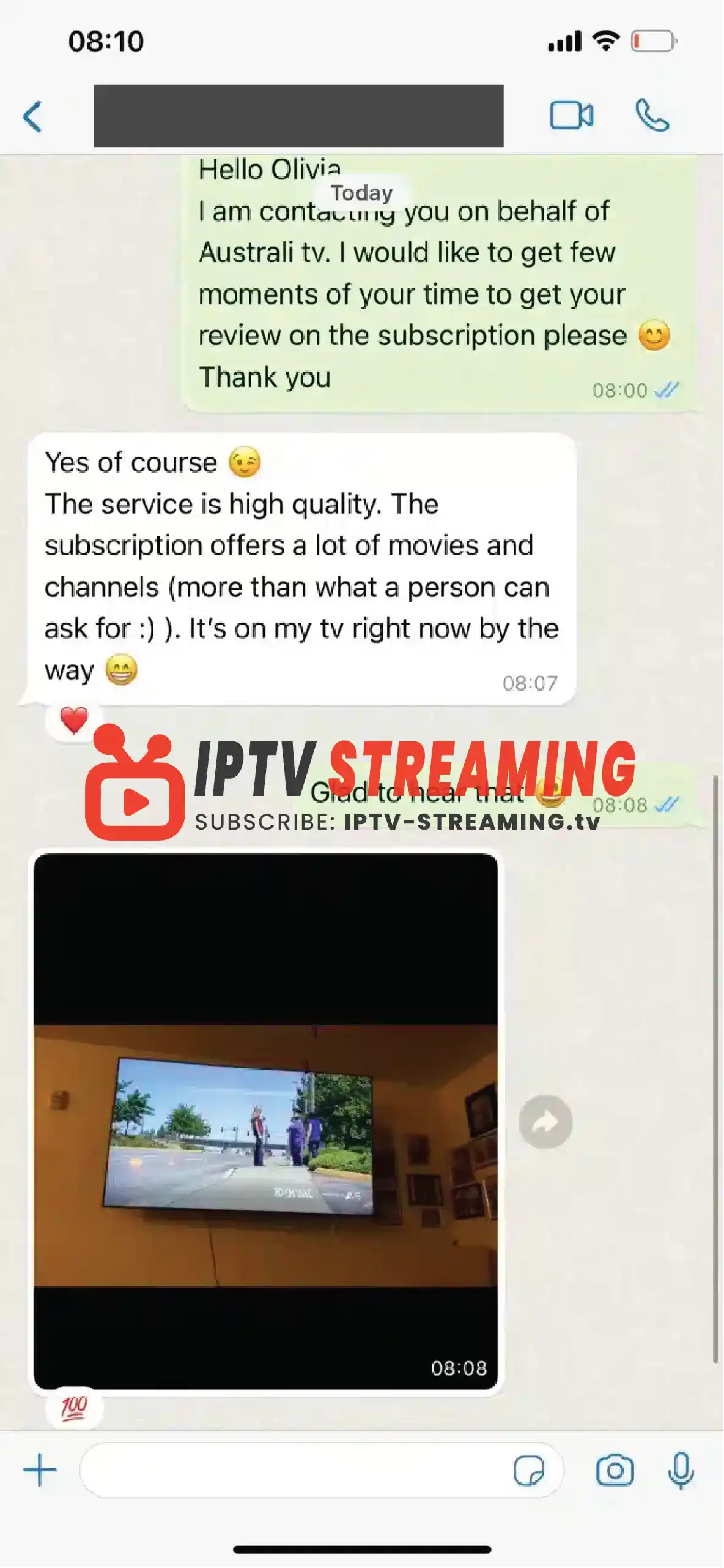 IPTV STREAMING WhatsApp REVIEW 8